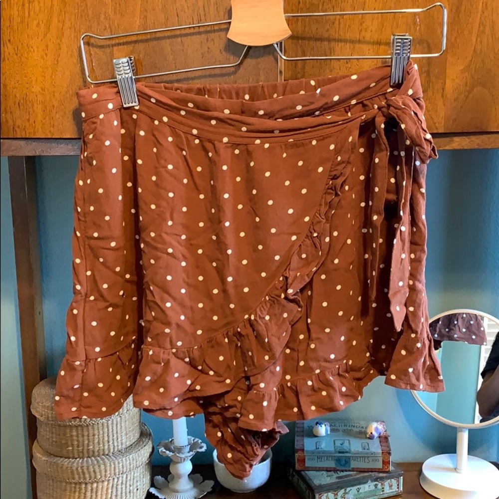 American Eagle wrap skort